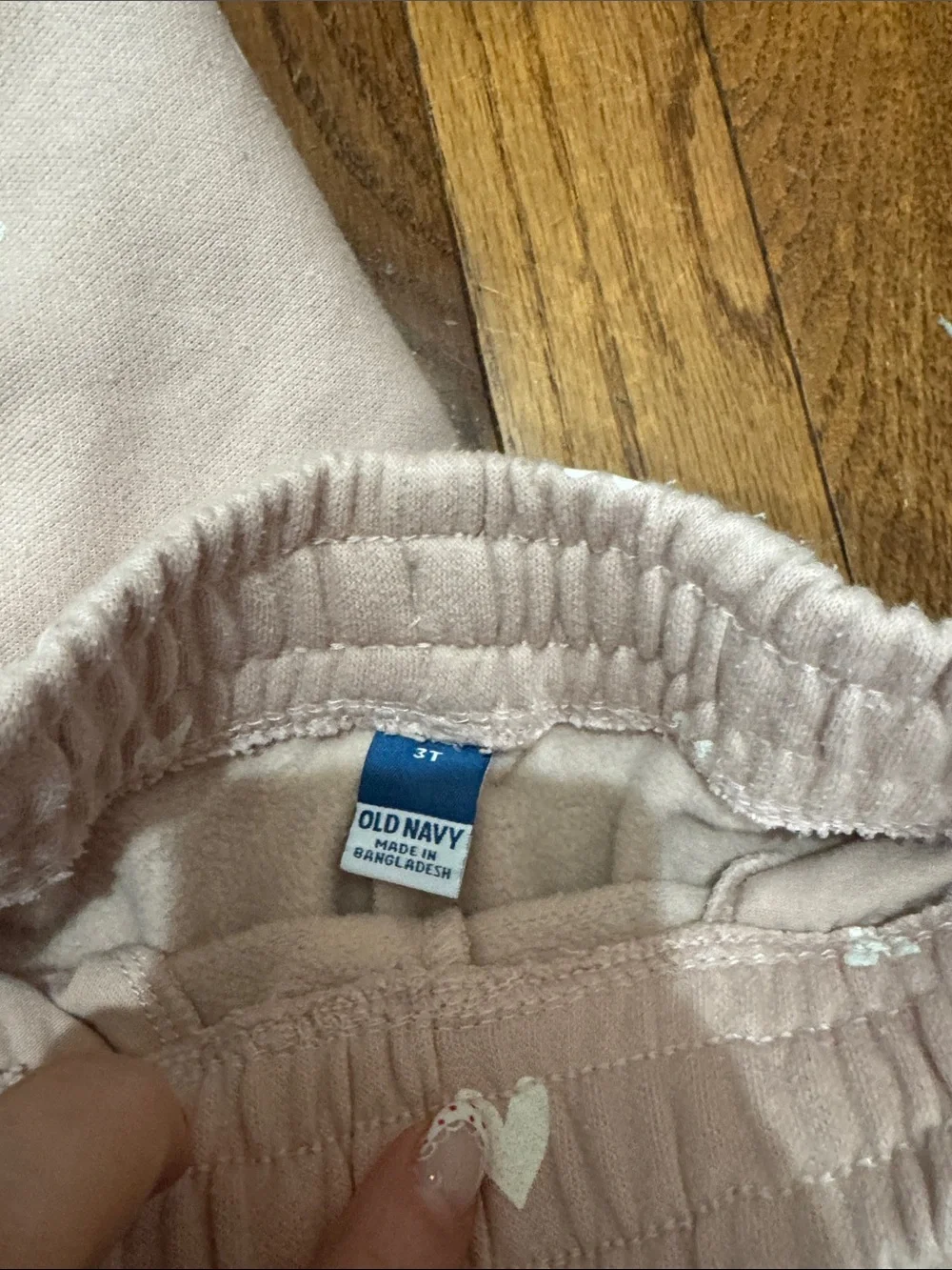 Old Navy Pink Heart Print Hoodie & Joggers Set